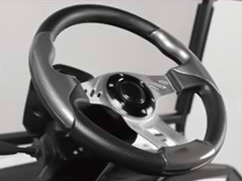 Premium Steering Wheel With Custom Logo