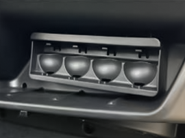 Integrated Golf Ball Holder