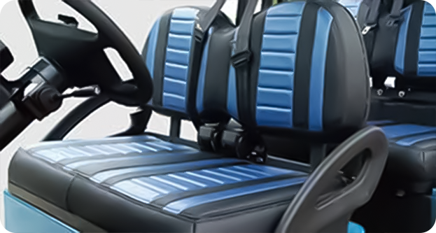 Option 4: Blue Sport upholstery