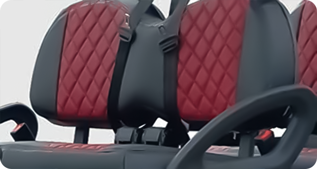 Option 5: Burgundy Sport upholstery